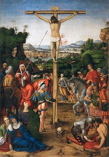 Andrea Solario The Crucifixion Spain oil painting art